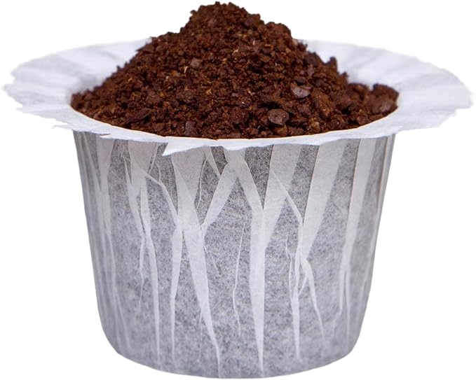 Haetyly 100 Count Disposable Coffee Paper Filters Compatible with Keurig Single Serve 1.0 and 2.0, Fits All Brands Reusable K Cup Filters