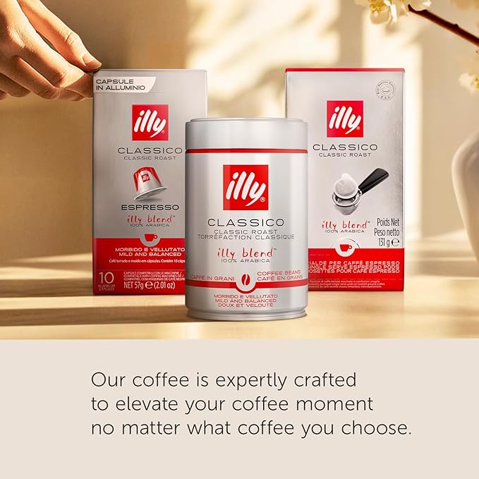 illy Coffee K Cup, Pods for Keurig Machines, Intenso Dark Roast, 100% Arabica, Premium Italian Coffee, 32 Count, 1 Pack