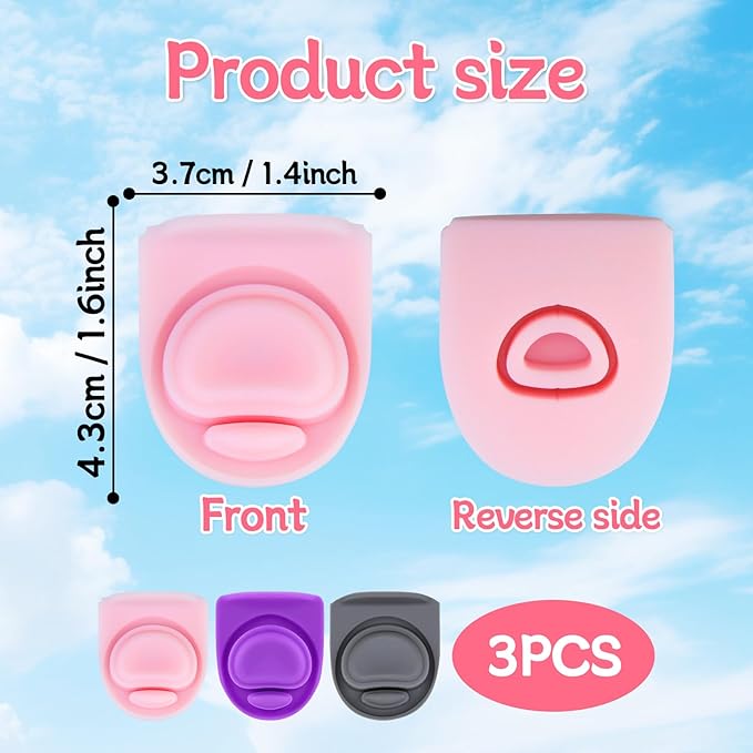 3pcs Replacement Rubber Stopper Seal Compatible with Owala FreeSip 24oz 32oz,Water Bottle Lid Cap Silicone Seal Parts for Owala 16/19/24/32/40oz Spout Gasket Mouthpiece Piece Accessories B3S3