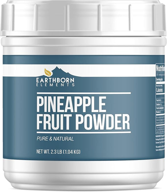 Earthborn Elements Pineapple Fruit Powder 2.3 lb, Pure & Natural, Smoothie Mix-In