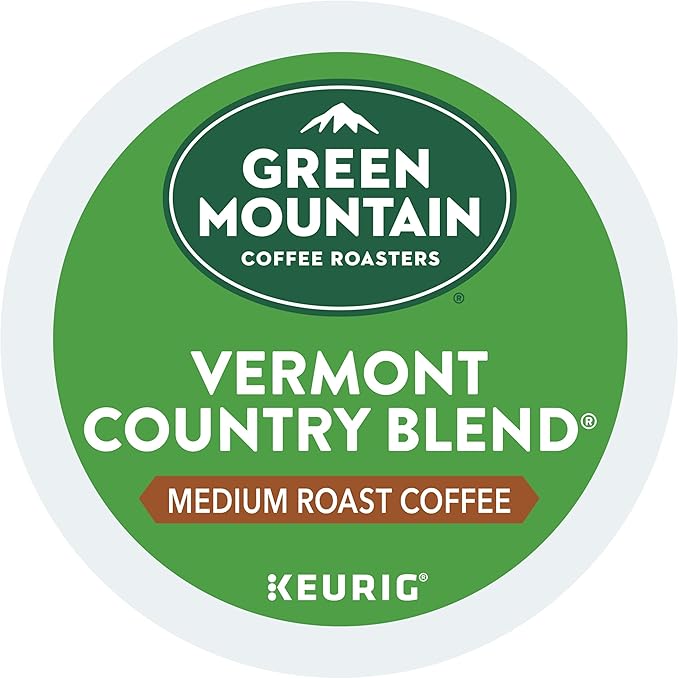 Green Mountain Coffee, Vermont Country Blend, K-Cup Portion Pack for Keurig Brewers 24-Count (Packaging May Vary)