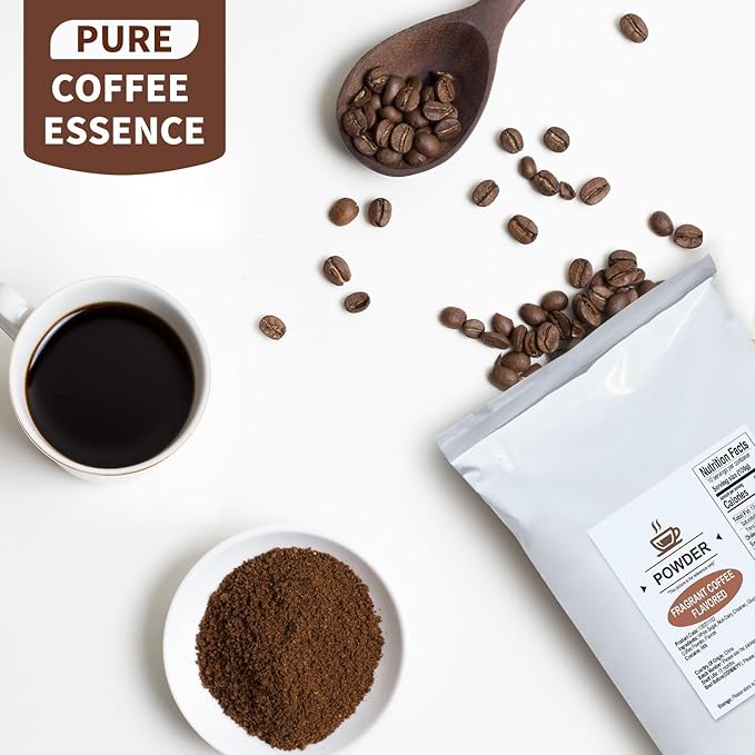 Soeos Coffee Flavored Powder (3-in-1), 2.2 lbs (1kg) – Instant Bubble Tea Mix with Creamer & Sugar, Easy to Prepare, Perfect for Boba Drinks & Desserts