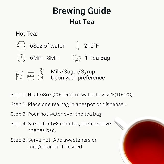 Dong Jyue Premium Earl Grey Tea, Commercial-Use Tea Bags, 25g Large Bags, 24 Count (Pack of 1), Taiwanese Earl Grey Tea for Milk Tea & Bubble Tea | Enjoy Hot or Iced | 21.16 oz / 600g Total