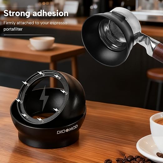58mm Dosing Funnel, Magnetic Dosing Funnel, Espresso Coffee Dosing Ring for Barista, Compatible with Breville 58mm Handle Filter Cups, Espresso Accessories