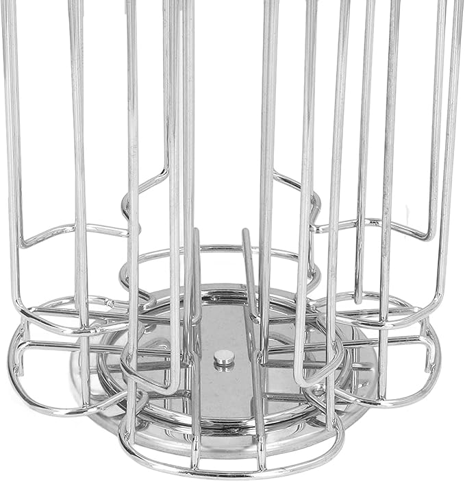 Metal Coffee Pod Holder Stylish Durable Coffee Capsule Storage Rack Organizer Stand for Home Office Kitchen Countertop Espresso Machine Accessories Black Iron