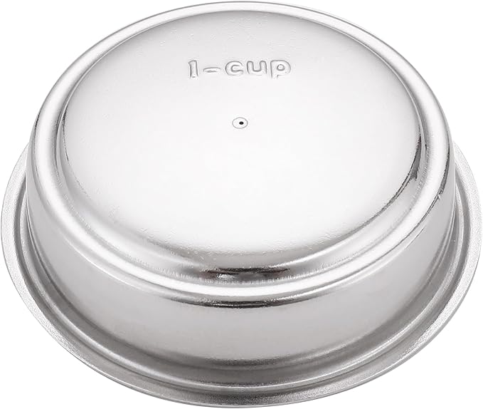 Filter Basket Replacement Compatible with De'Longhi La Specialista Linea Classic EM450M Casabrews Gevi Nerveta Espresso Machines Pressurized Espresso Basket Sieve Coffee Basket 51mm 1 Cup