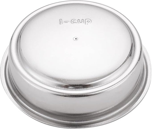 Filter Basket Replacement Compatible with De'Longhi La Specialista Linea Classic EM450M Casabrews Gevi Nerveta Espresso Machines Pressurized Espresso Basket Sieve Coffee Basket 51mm 1 Cup