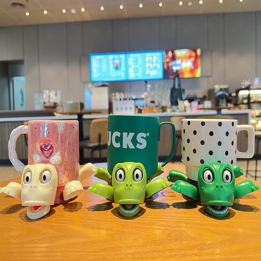 JOD® Turtle Cup Holder,Turtle Coaster with Funny Expression, 3 PCs Cup Holder with Liftable Limbs & Expressive Face for Turtles,Tortoise Lover Gag Gifts Home Decor(3pc-Light Green Green Pink)