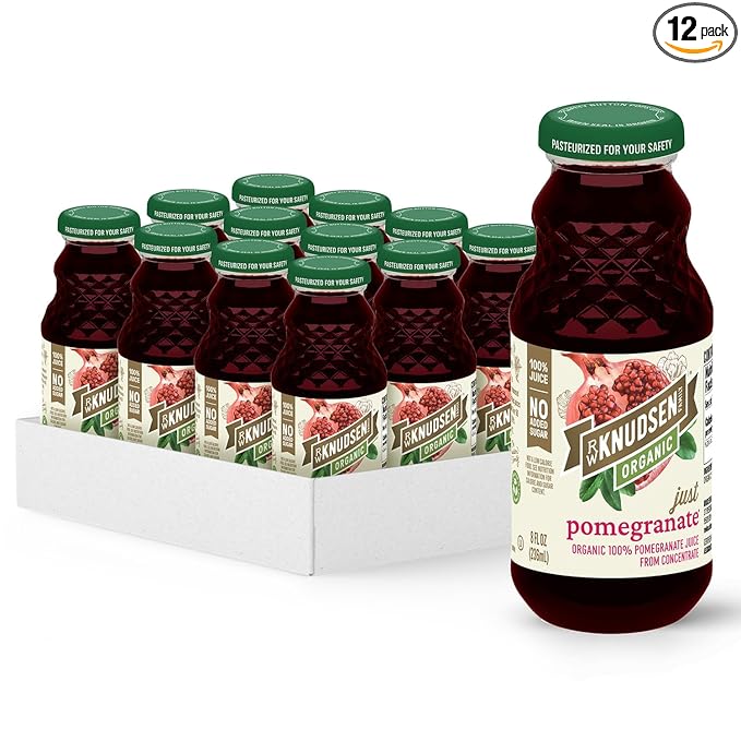 R.W. Knudsen Organic Pomegranate Juice, 8 fl oz (12 Pack)