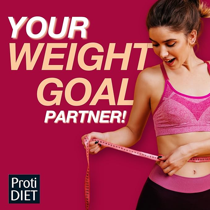 ProtiDIET High Protein Hot Cocoa Mix - Low Fat Hot Chocolate Drink with Collagen - 21 Servings of Smooth and Rich Chocolaty Protein Drink Mix Flavor - 17.6 oz Canister