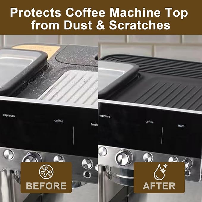 Ultra-Premium Platinum-Cured Silicone Top Mat for Ninja ES601, Grinder-Free Professional Workstation with Total Scratch & Mess Control – Ultimate Ninja Luxe Cafe Pro Accessories Upgrade