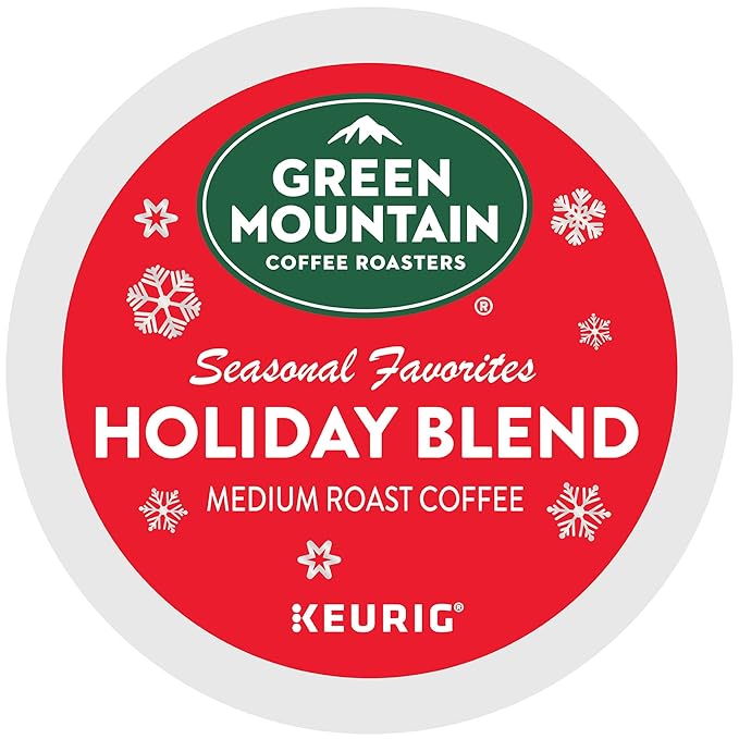 Green Mountain Coffee Roasters K-Cups, Holiday Blend, 12 Count
