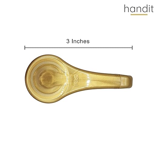 HANDIT - Gold Coffee Syrup Pumps | Fits 25.4oz/750ml Liter Torani, Skinny, Davinci and Monin Plastic 33.8oz Bottles | Does Not Fit Monin Glass 750ml (6 Pack)