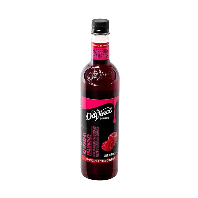 DaVinci Gourmet Classic Raspberry Syrup, 25.4 Fluid Ounces (Pack of 4)