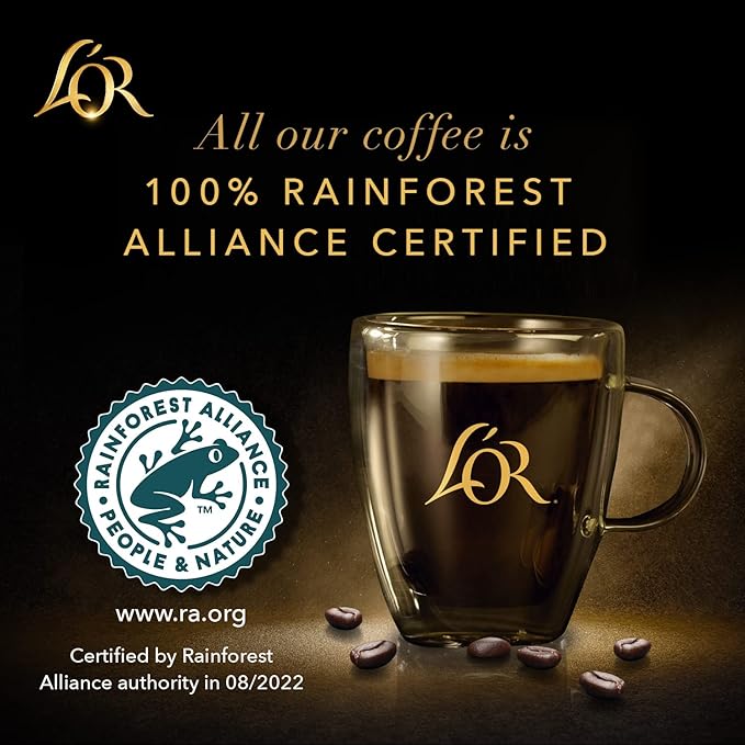 L'OR Coffee Pods, 10 Count Chateau Medium Roast Blend, Single-Serve Aluminum Coffee Capsules Compatible with the L'OR BARISTA System, 10 count (Pack of 1)