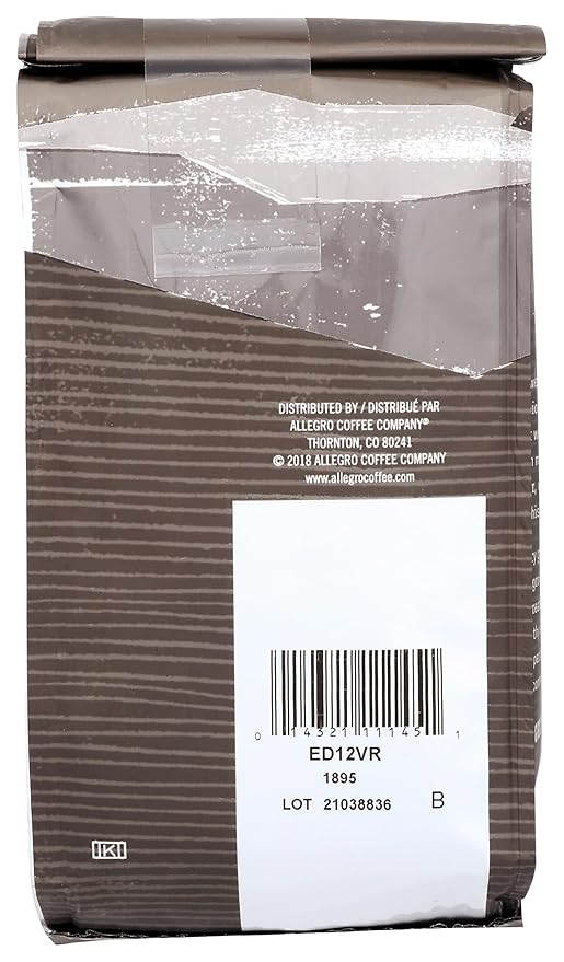 Allegro Coffee Vienna Roast Ground Coffee, 12 oz