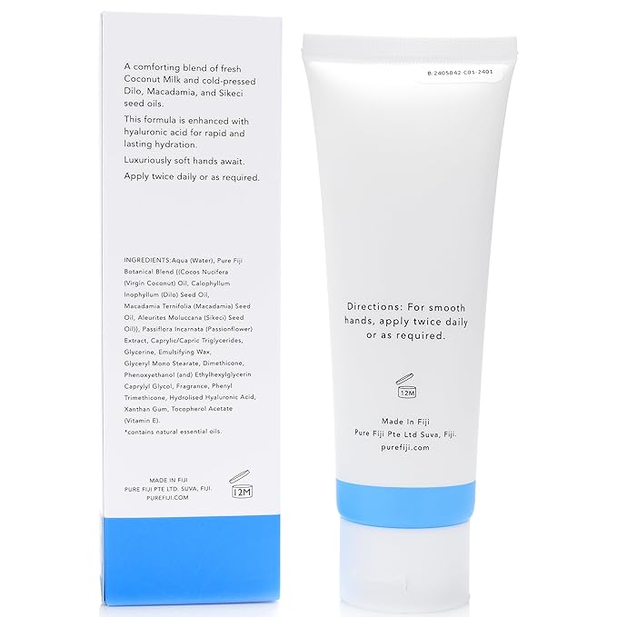 PURE FIJI Hydrating Hand Creme, Coconut (4 oz/120ml)