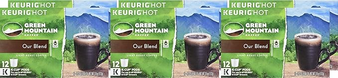 Green Mountain Coffee Roasters Our Blend, Single-Serve Keurig K-Cup Pods, Light Roast Coffee, 72 Count