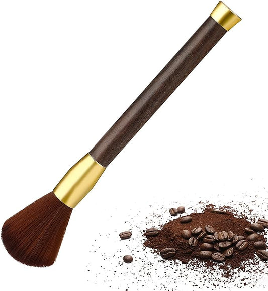 Coffee Cleaning Brush, 16.7x1.58CM Coffee Machine Brush Coffee Accessories Cleaning Brush Barista Brush for Coffee Grinder and Espresso Machine with Vegan Brush Hair