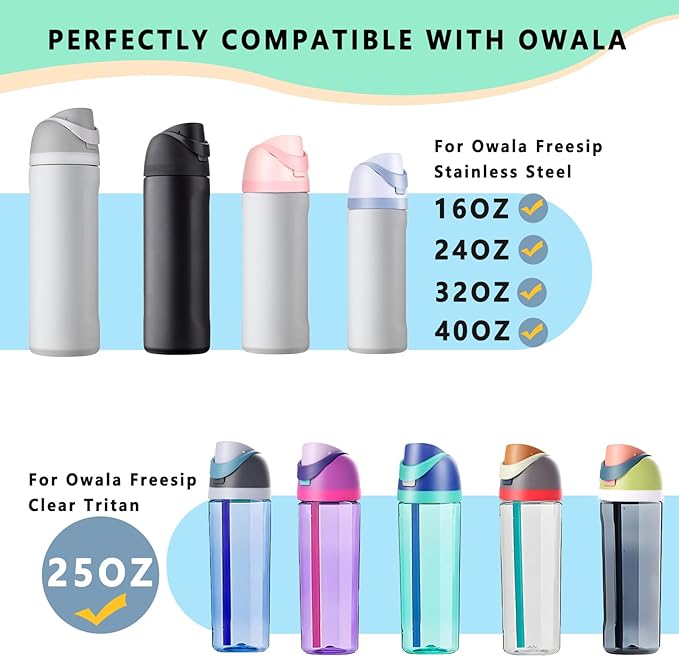 Replacement Lid for Owala Freesip,Compatible with Owala Freesip Water Bottle 16oz 24oz 32oz 40oz,Premium Replacement Accessories for Owala Cap,Leakproof,BPA-Free(Desert)