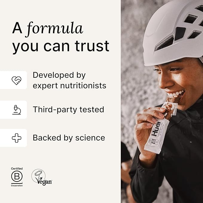 Huel Complete Nutrition Vegan Protein Bars | Variety Pack | 27 Vitamins & Minerals, 2g Sugar, Non-GMO, 100% Plant Based Snack | 15 Pack