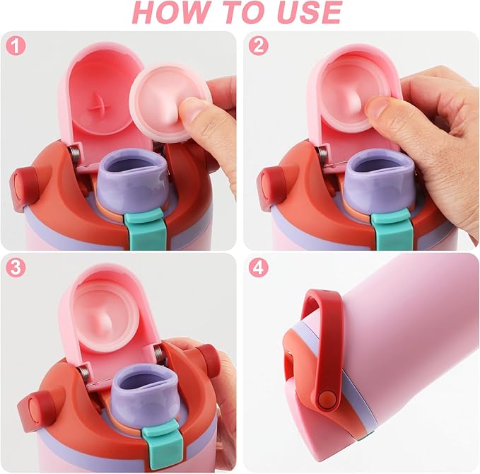 Replacement Stopper Compatible with Owala FreeSip Sway 30oz 40oz, 7Pcs Leakproof Silicone Cap Mouth Stopper for Owala FreeSip Tumbler 40oz Water Bottle Lid Spout Gasket Plug Parts