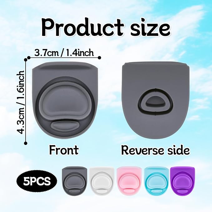 5pcs Rubber Seal Replacement Stopper Compatible with Owala Freesip16/19/24/32/40oz Spout Lid,Bottle Gasket Silicone Cap Insert Gasket Stopper Replacement Parts Accessories KB1-06