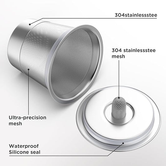Reusable K Cups,Stainless Steel K Cups for Keurig,Keurig Reusable Coffee Pods for Keurig 1.0 & 2.0 Coffee Makers BPA-Free Refillable Coffee Filters (2)