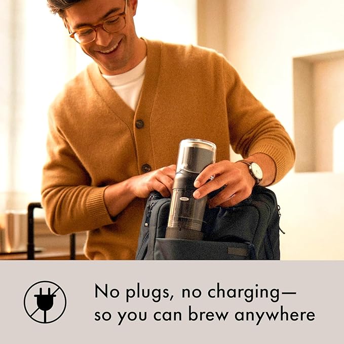 OXO Brew Rapid Brewer | Portable Manual Hot & Cold Coffee Maker | No Power Needed | Pack of 4