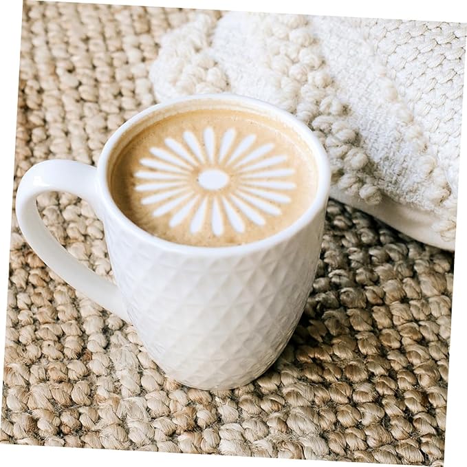 Coffee Latte Art Stencils Metal Cappuccino Cake Pops Mold for DIY Decorating and Baking
