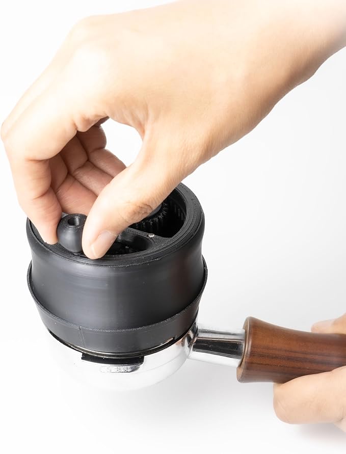 Leverpresso Spirographic WDT Tool - Espresso Coffee Distribution Tool with Adjustable Needles, Funnel & Stand, Precision Stirrer Compatible with 51mm, 54MM & 58MM Portafilter Baskets (51mm)