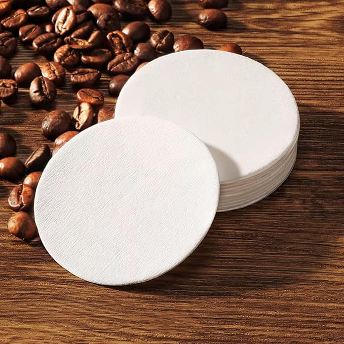 1000 Pcs Round Disposable Coffee Filters Paper Compatible with Aeropress Coffee Makers