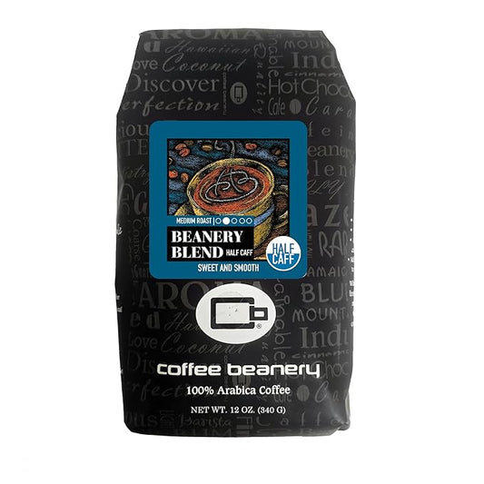 Half Caff Beanery Blend Specialty Coffee | 12oz Ground | 100% Specialty Arabica