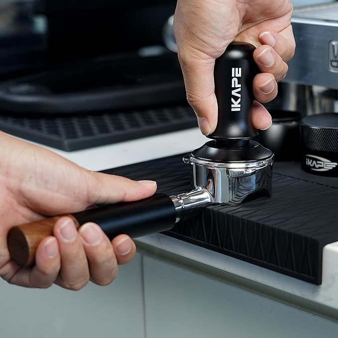 IKAPE 54mm Bottomless Naked Portafilter for Breville BES870/880 & Solis etc., Includes 18g Basket (Bambino Plus Not Supported)