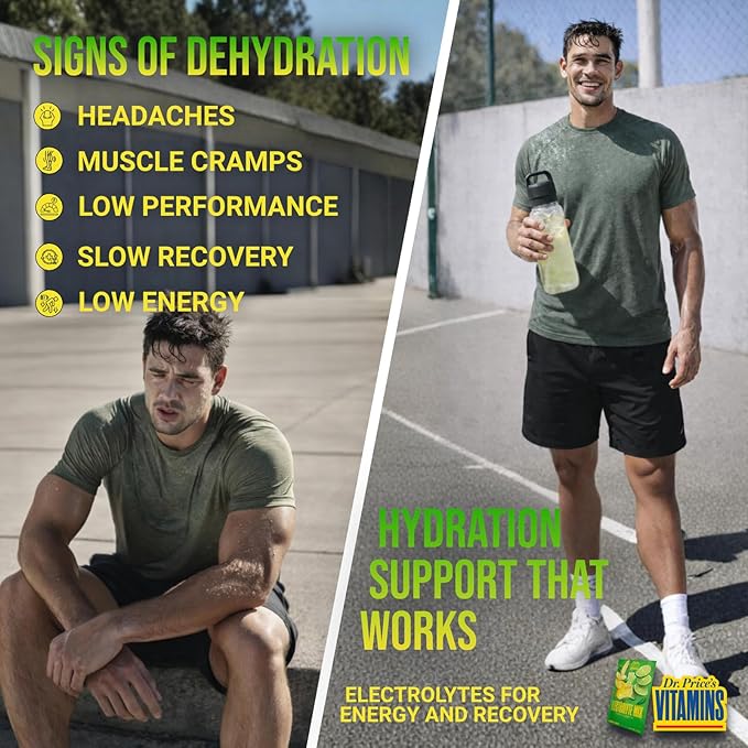 Dr. Price’s Electrolytes Powder Packets – Lemon Lime, 60 Packets | Sugar Free Electrolytes | Hydration Drink Mix, 72+ Trace Minerals, Keto Electrolytes, Vegan, Doctor-Formulated, Made in USA