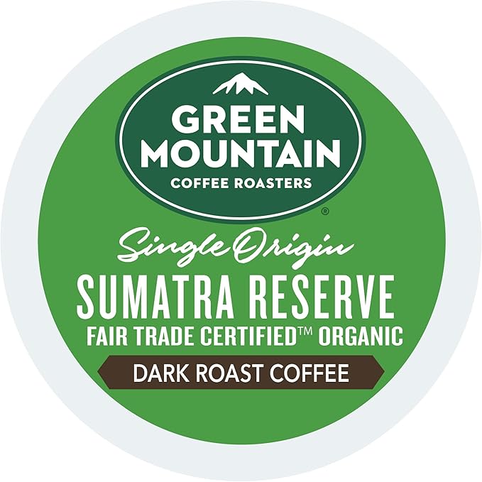 Green Mountain Coffee Roasters Sumatra Reserve Coffee, Keurig Single-Serve K-Cup pods, Dark Roast, 96 Count