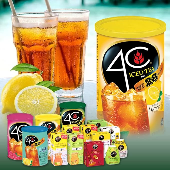 4C Powder Drink Mix Packets, Variety, 24 Count, Singles Stix On the Go, Refreshing Sugar Free Water Flavorings (2.37 Ounce (Pack of 1))