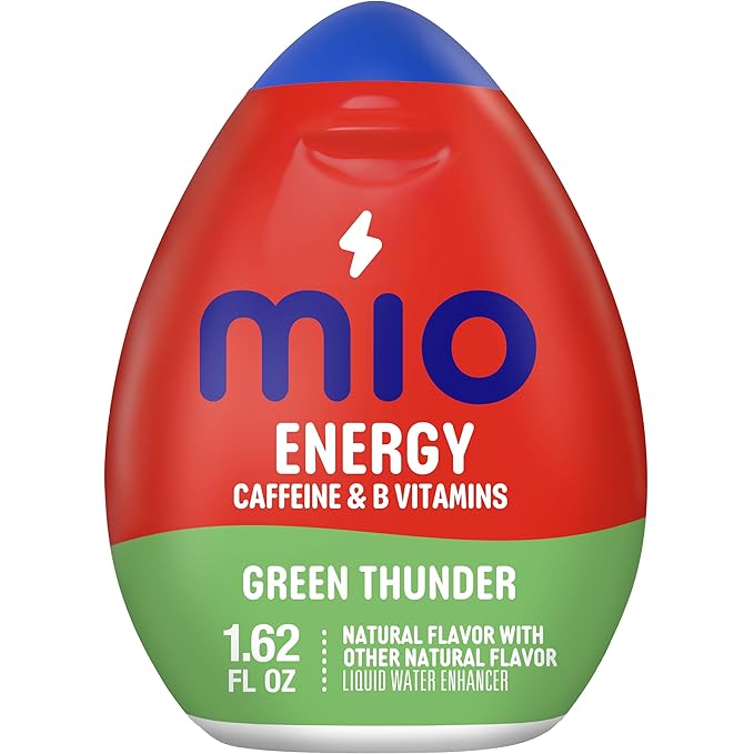 MiO Green Thunder Liquid Water Enhancer 1.62 Fl Oz (Pack of 4)