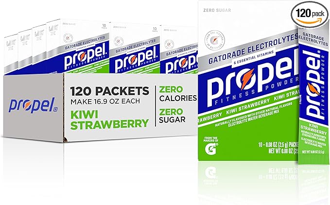 Propel Powder Packets, Kiwi Strawberry (Pack of 120)