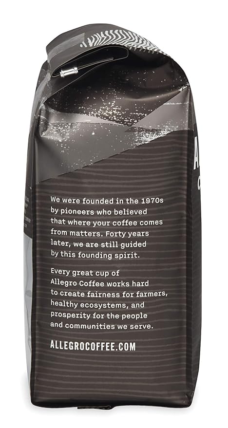 Allegro Coffee Organic French Roast Ground Coffee, 12 oz (Pack of 3)