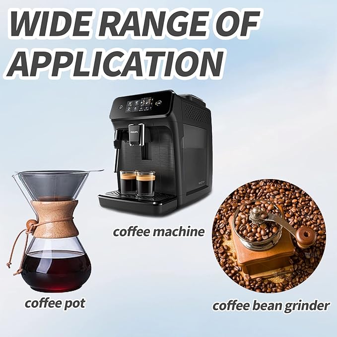 2 Pack Coffee Brush Set -Espresso Machine Cleaning Brush Kit - Ideal for Coffee Grinder and Coffee Machine Maintenance