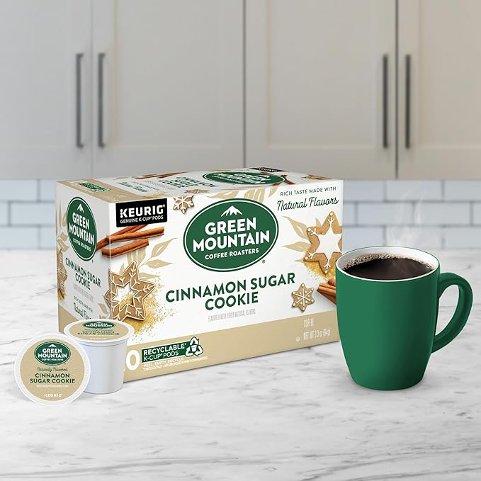 Green Mountain Coffee Roasters Cinnamon Sugar Cookie Coffee, 10 Count
