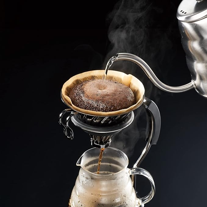 Hario V60 Metal Coffee Dripper, 02 Matte Black