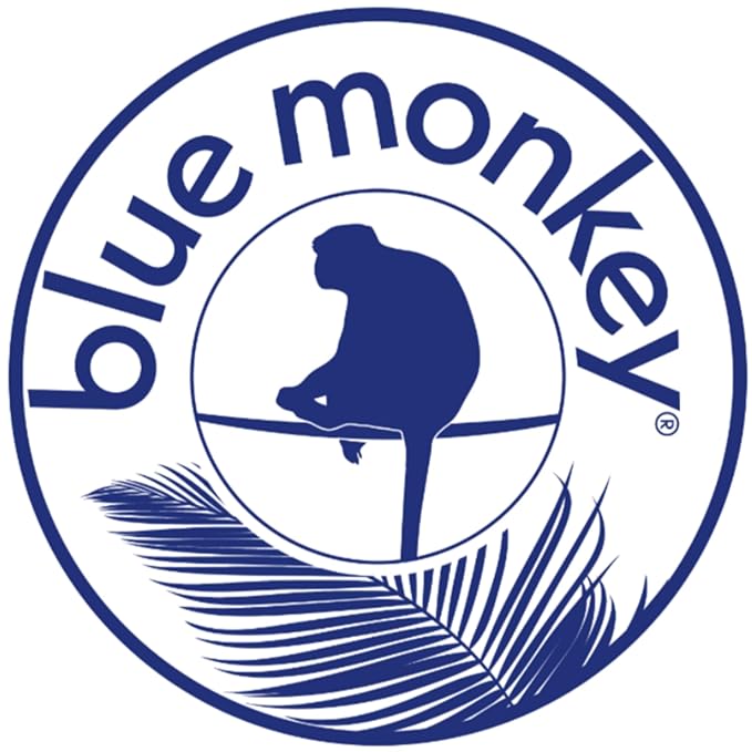 Blue Monkey Sparkling Pineapple Juice - Real Fruit Juice, No Sugar Added, All Natural, Lightly Carbonated, Halal Certified - Refreshing Tropical Sparkling Water Alternative - 11.2oz (330ml) 12 Pack