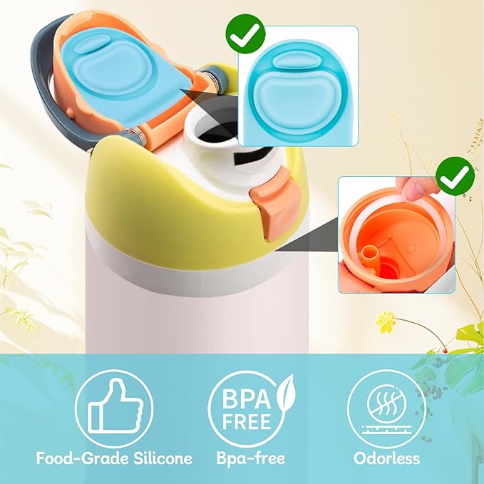 4 Sets Replacement Seal Gasket Stoppers for Owala Freesip Cap Mouth,Silicone O Sealing Ring Parts Water Bottle Top Lid Accessories for Owala Freesip 16/19/24/32/40oz（4 Colors 8）