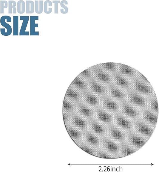 2 Pcs 58.5 mm Puck Screen, 1.7mm Thickness 150μm Stainless Steel Espresso Filter Screen for Espresso Portafilter Filter Basket (58.5 mm,150 micron)