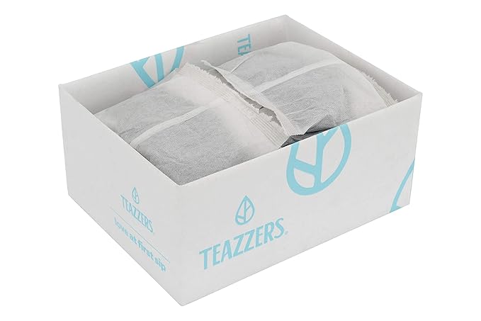 Teazzers Premium All-Natural Green Tea Bags – Great for Foodservice Commercial Ice Tea Brewers | Unsweetened USA-Made Bulk Green Tea for Restaurants, Cafés & Home Brewing (2 ounce, 48 Count)