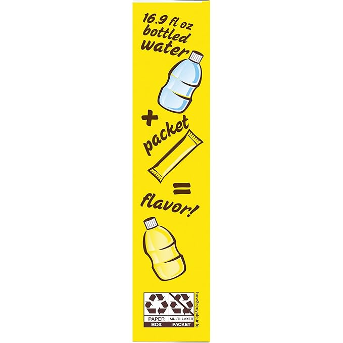 Country Time Lemonade Zero Sugar On The Go 6 Sachet Drink Mix 23.7g (Pack of 4)