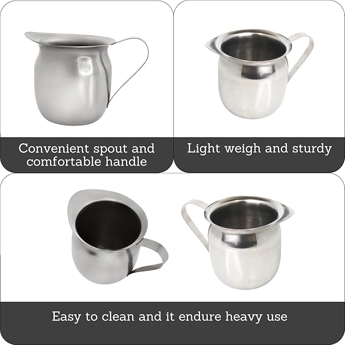 IMUSA 8oz Stainless Steel Bell Creamer