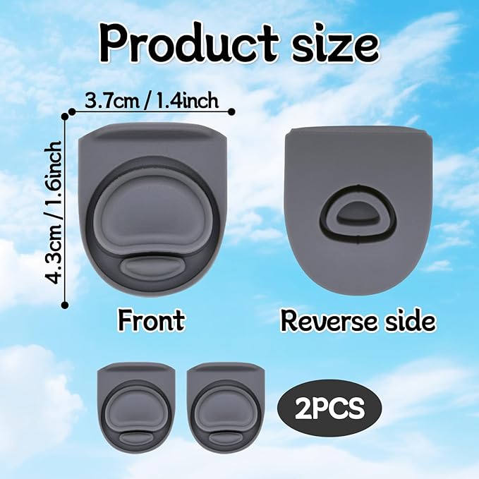 2pcs Replacement Rubber Stopper Seal Compatible with Owala FreeSip 24oz 32oz,Water Bottle Lid Insert Cap Silicone Seal Parts for Owala 16/19/24/32/40oz Spout Gasket Mouthpiece Accessories ZS1
